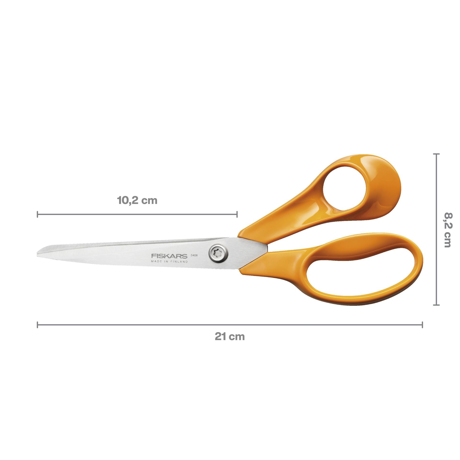 Fiskars Universalschere 21 cm – Detailansicht