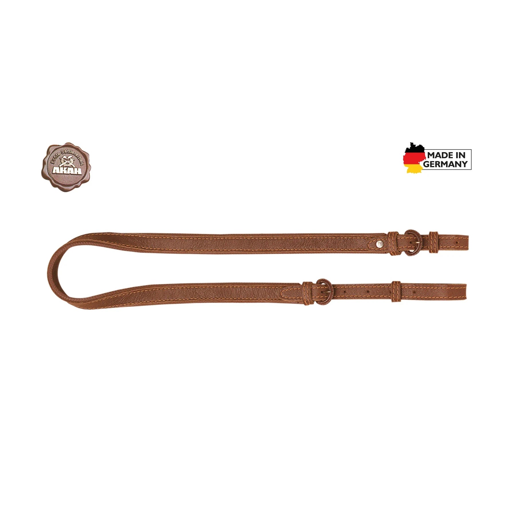 AKAH Elchleder-Gewehrriemen 25 mm – Produktansicht 1