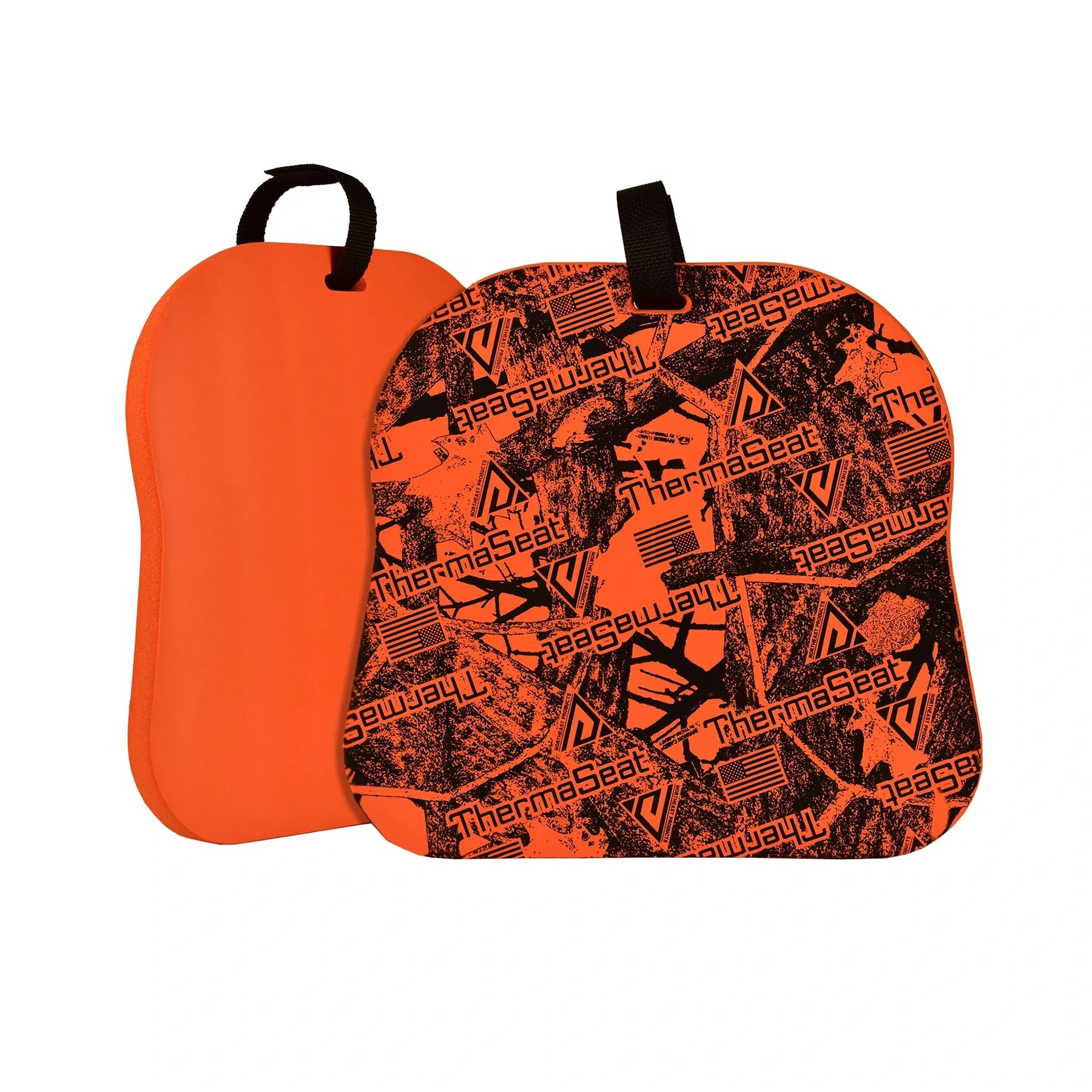 AKAH Sitzkissen Orange mit flexibler Polyschaumstruktur
