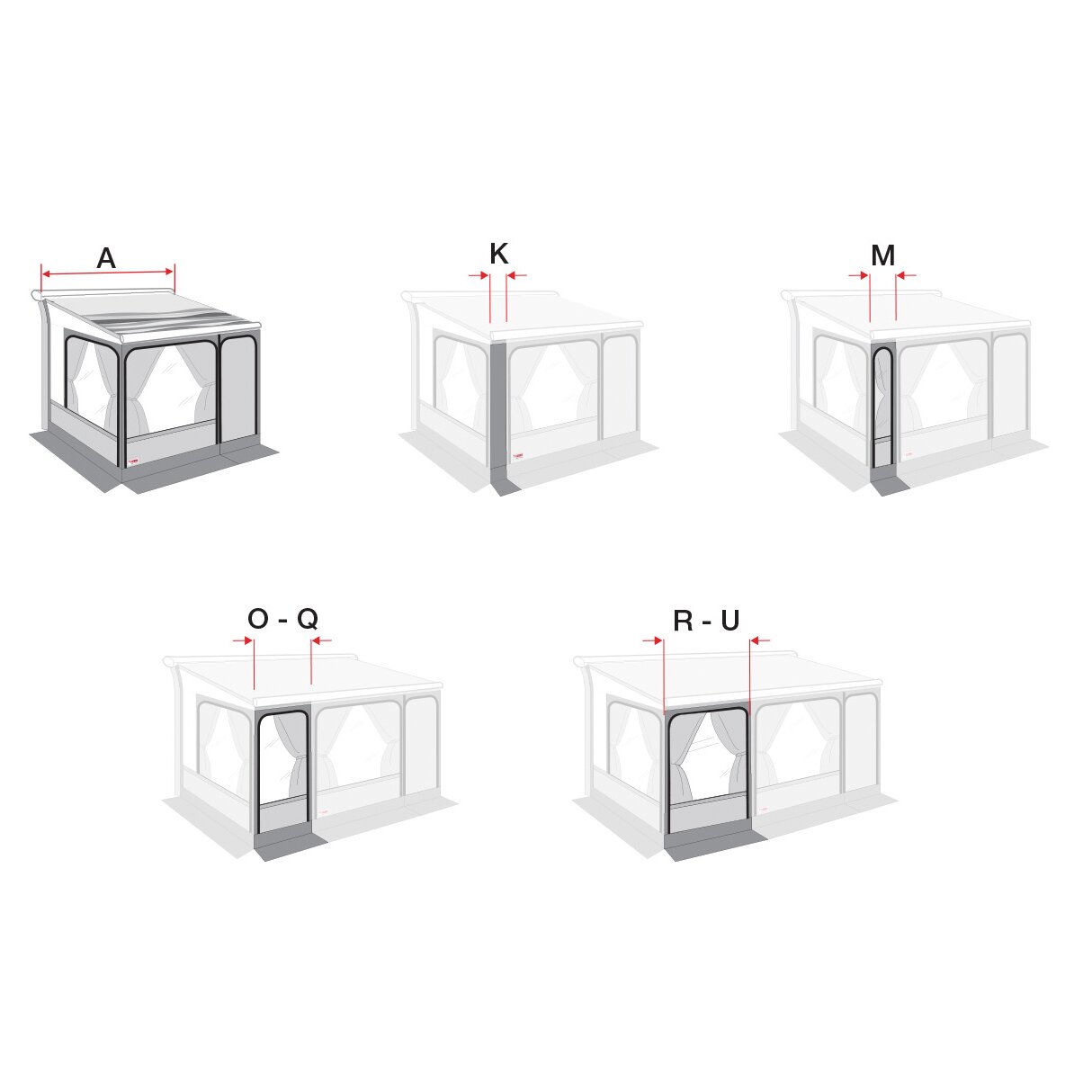 Markisenzelt Privacy Room F80, 300 Ducato H3