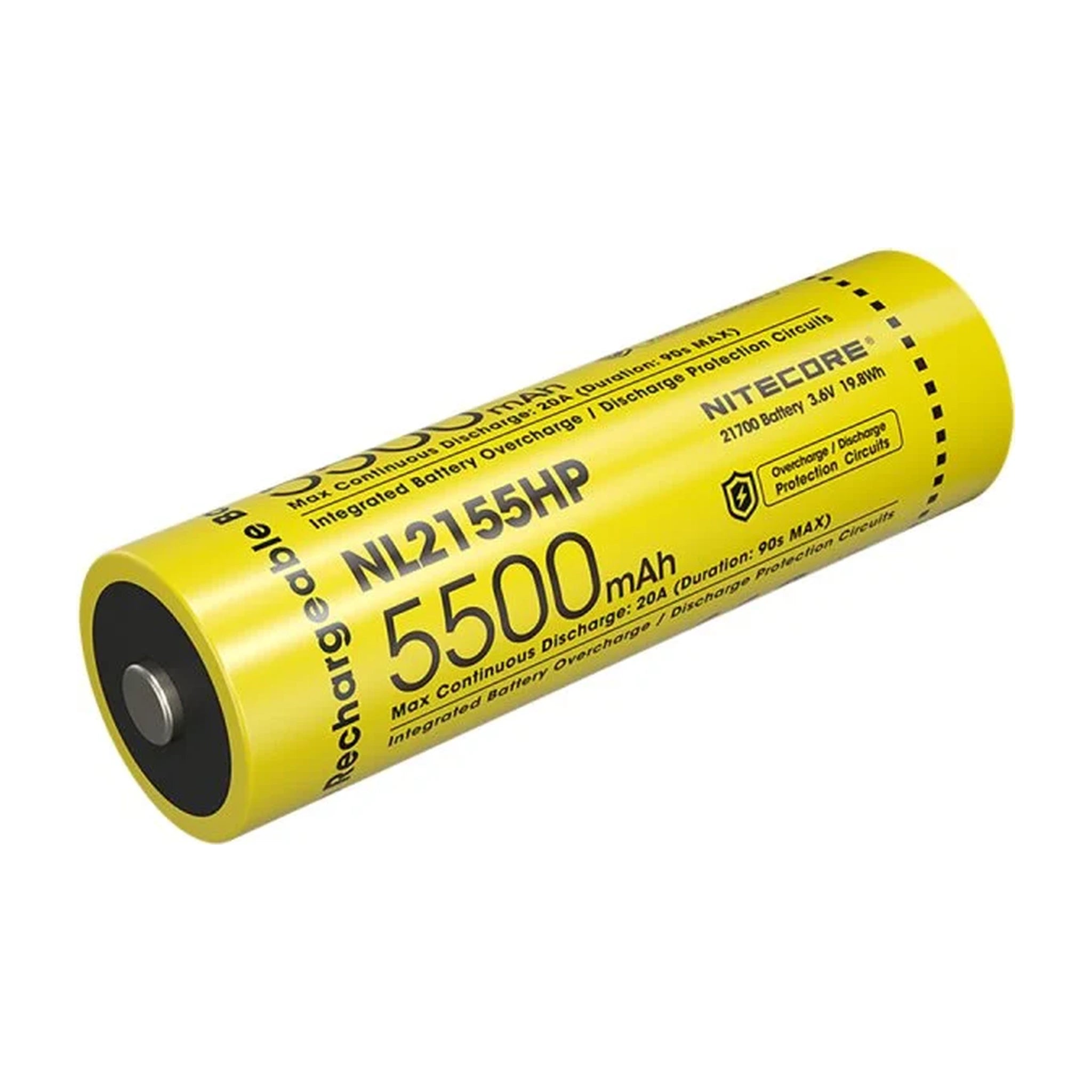 Nitecore 21700 Li‑Ion Akku – Produktansicht 1