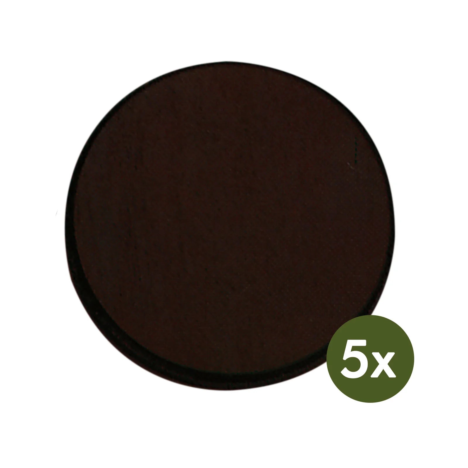 AKAH Keilerbrett schwarze Eiche Ø 22 cm · 5 Stück