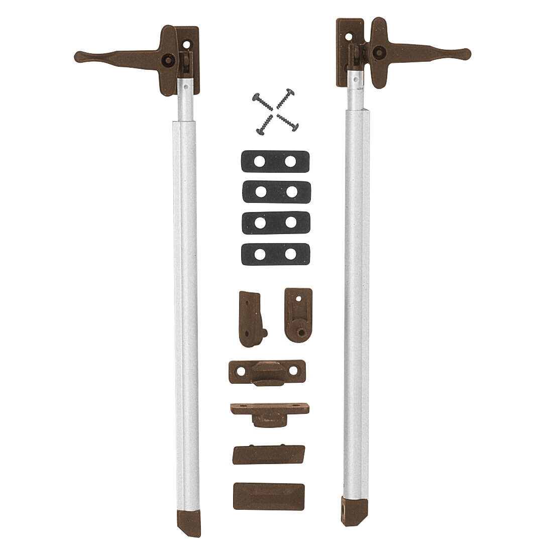 Automatik-Fensteraussteller mit Verschluss, links 280 mm