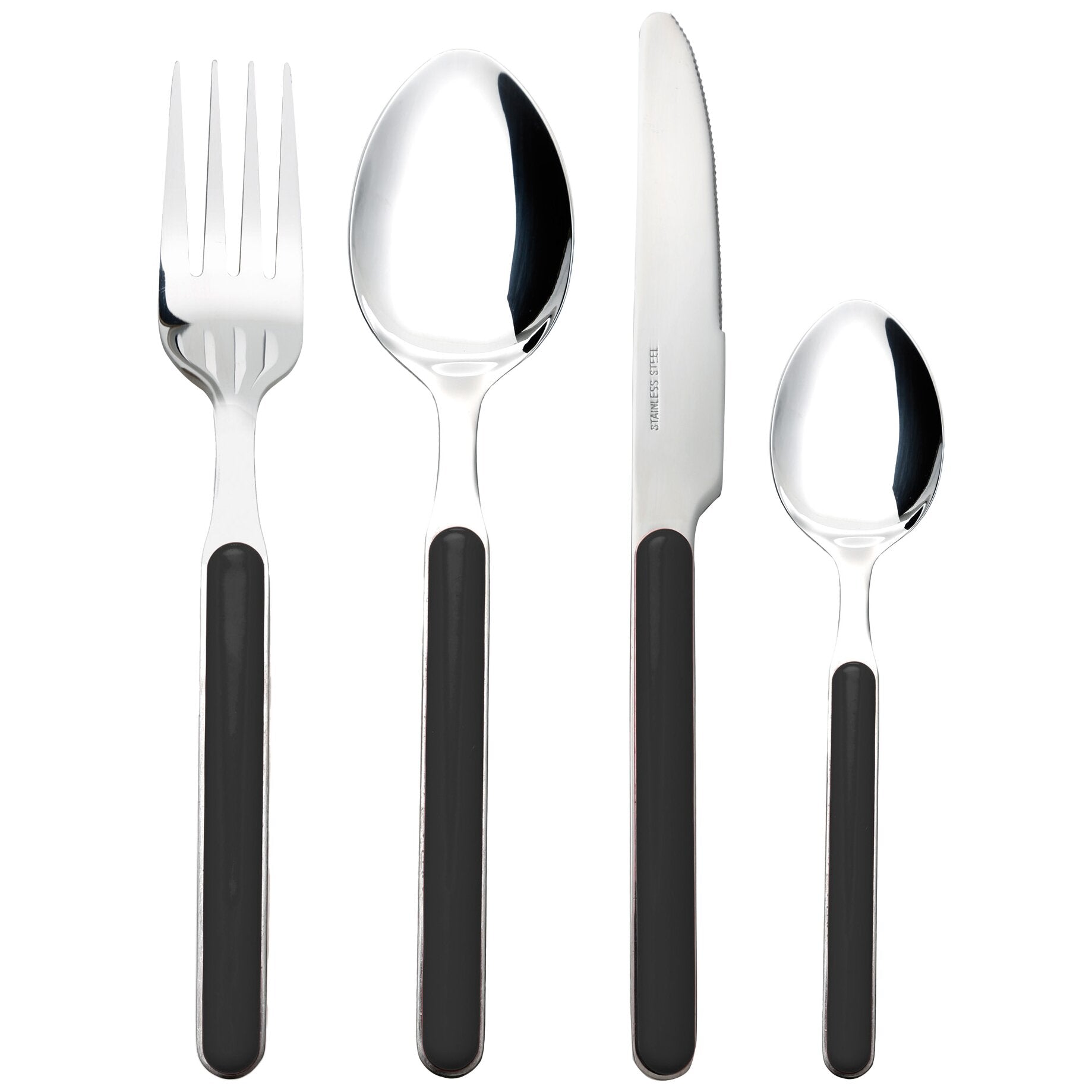 Besteckset Delice, grau