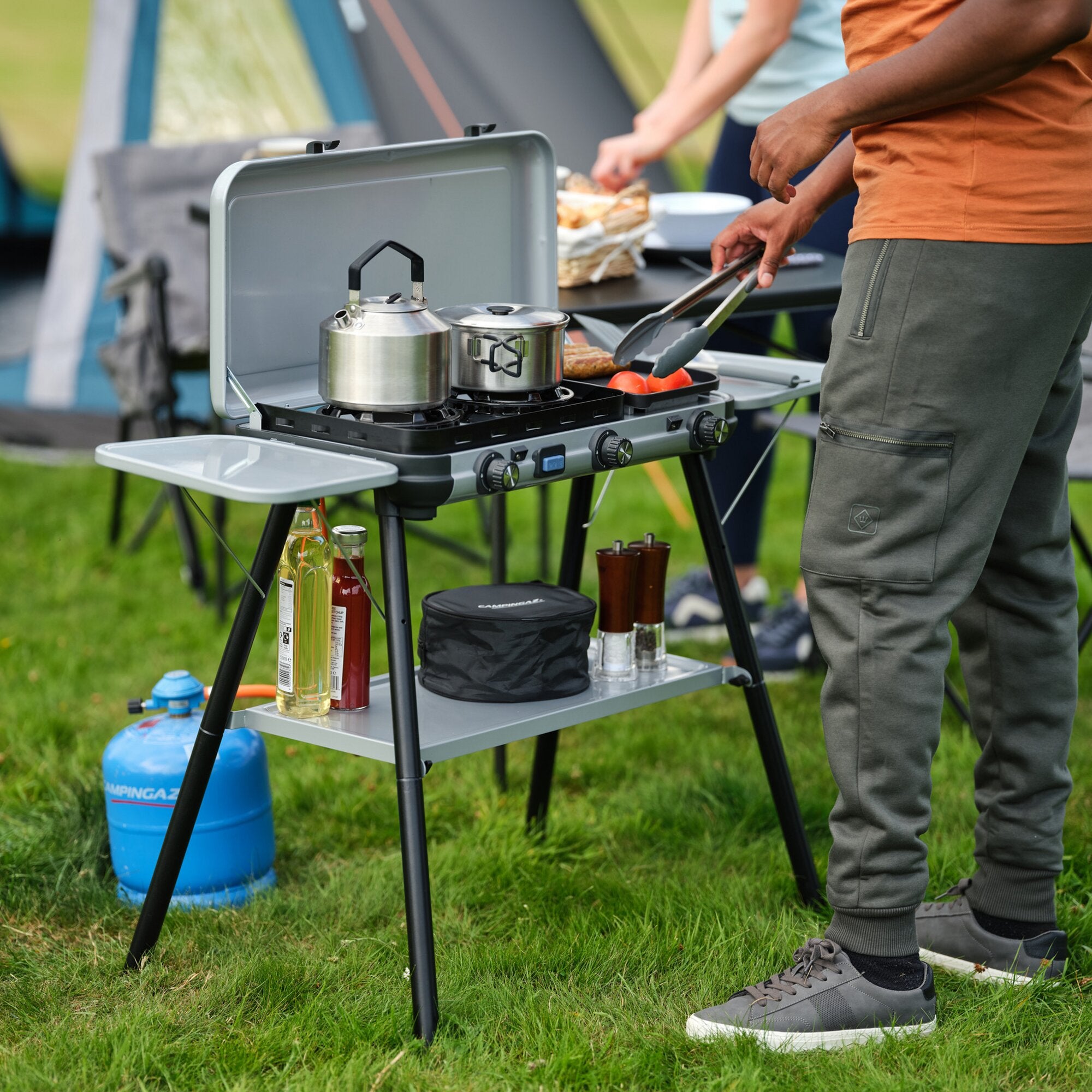 Gaskocher Camping Kitchen 2 MULTI-COOK PLUS