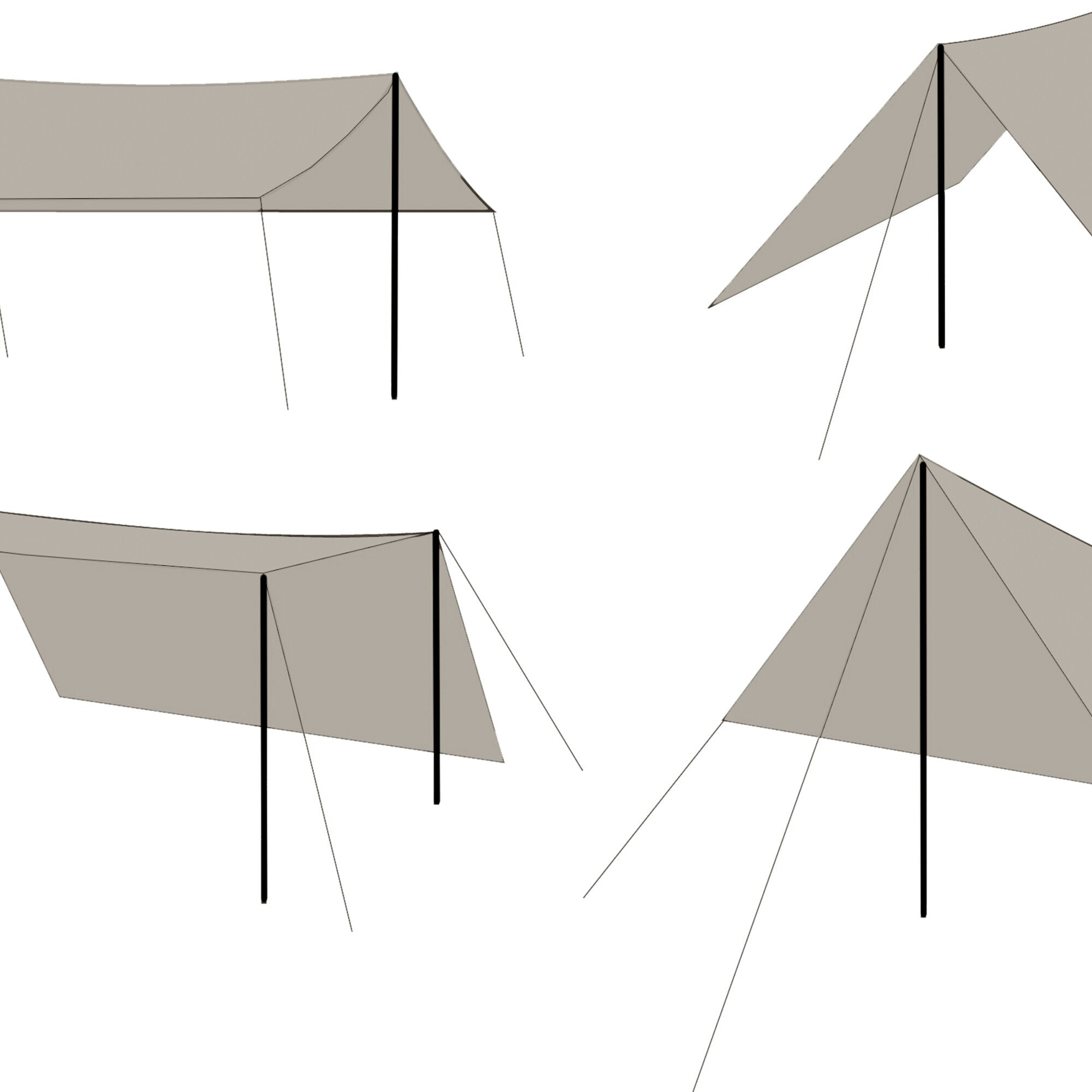 Sonnensegel Sunny NG, 3 x 4 m