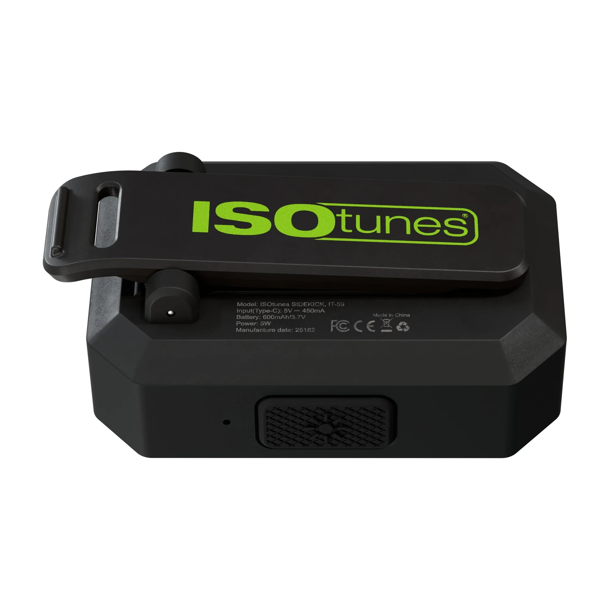 ISOtunes SIDEKICK Bluetooth-Lautsprecher mit Magnetclip – Produktansicht 2