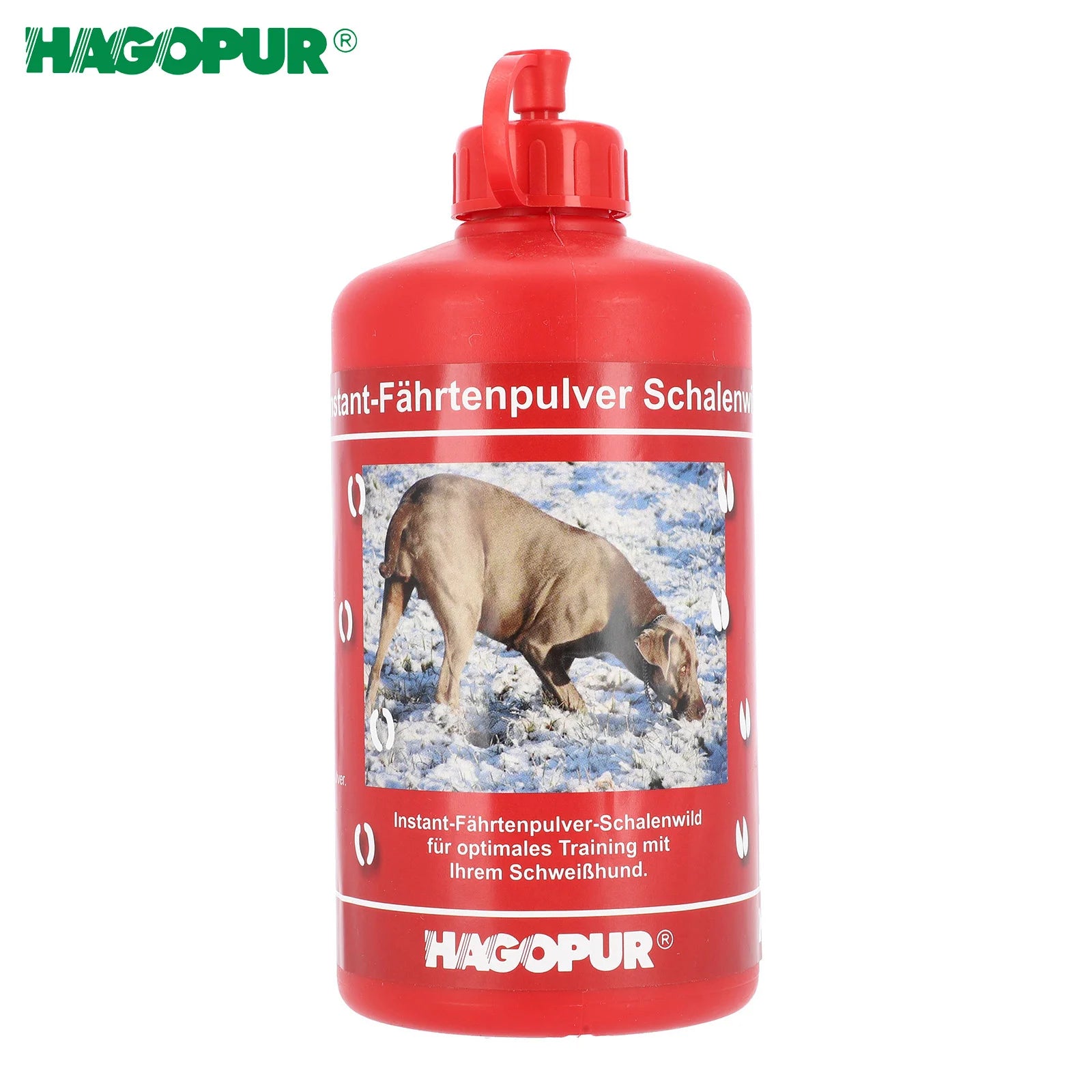 HAGOPUR Instant-Fährtenpulver Schalenwild 75 g in 500-ml-Mischflasche