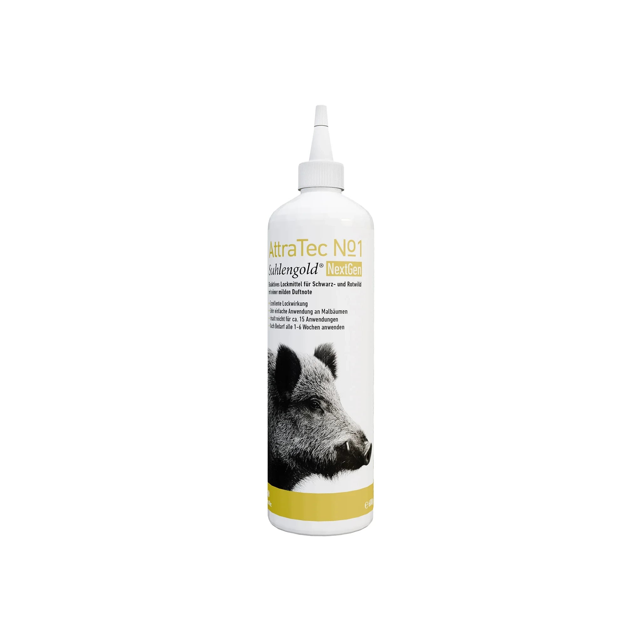 AttraTec No 1 Suhlengold NextGen Malbaum-Lockmittel in der 600-g-PET-Flasche