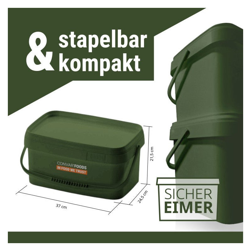 CONVARCONVAR Feldküche Notvorrat 7 Tage - Black Raptor