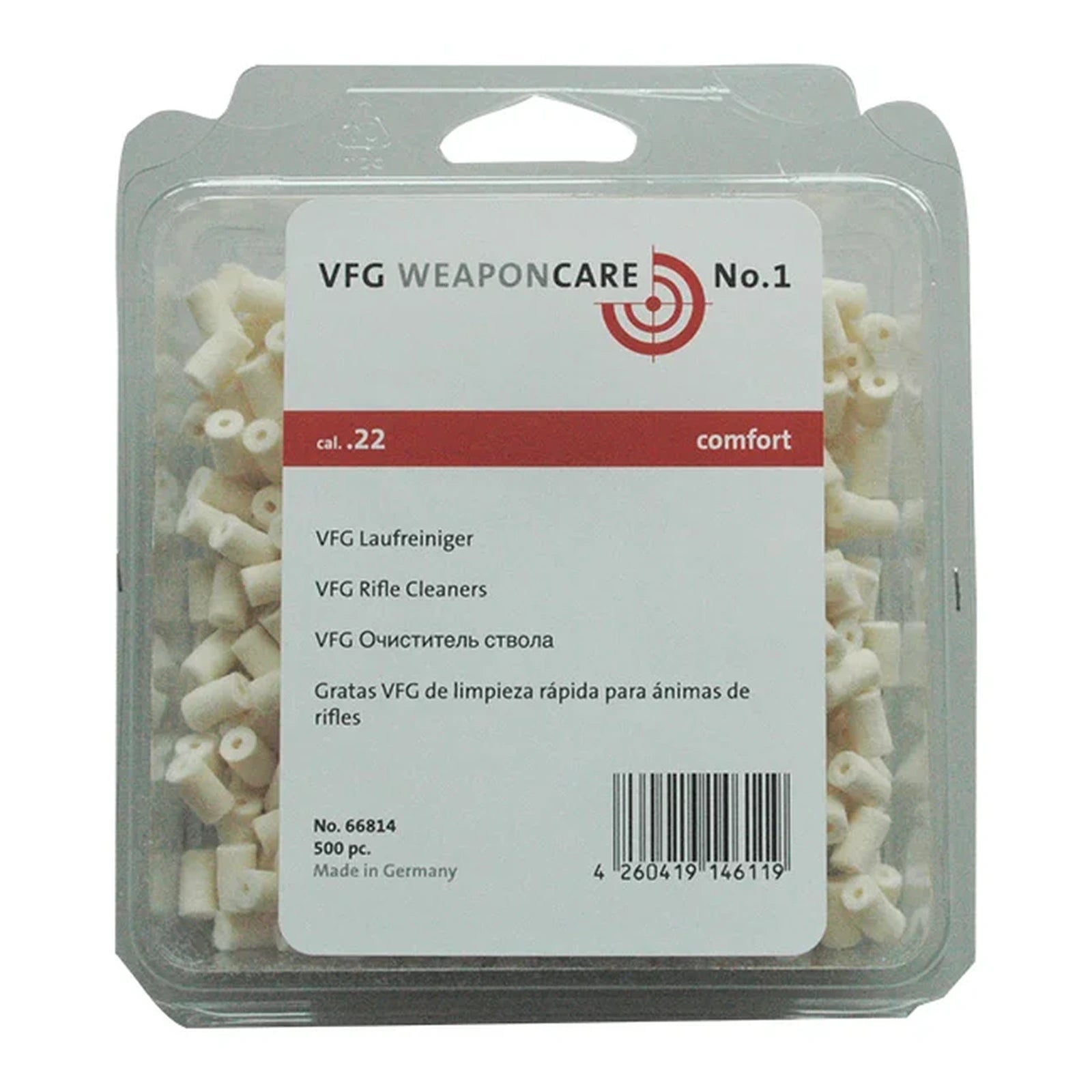 VFG Laufreiniger Comfort · kaliber- und mengenbezogene Varianten – Produktansicht 2