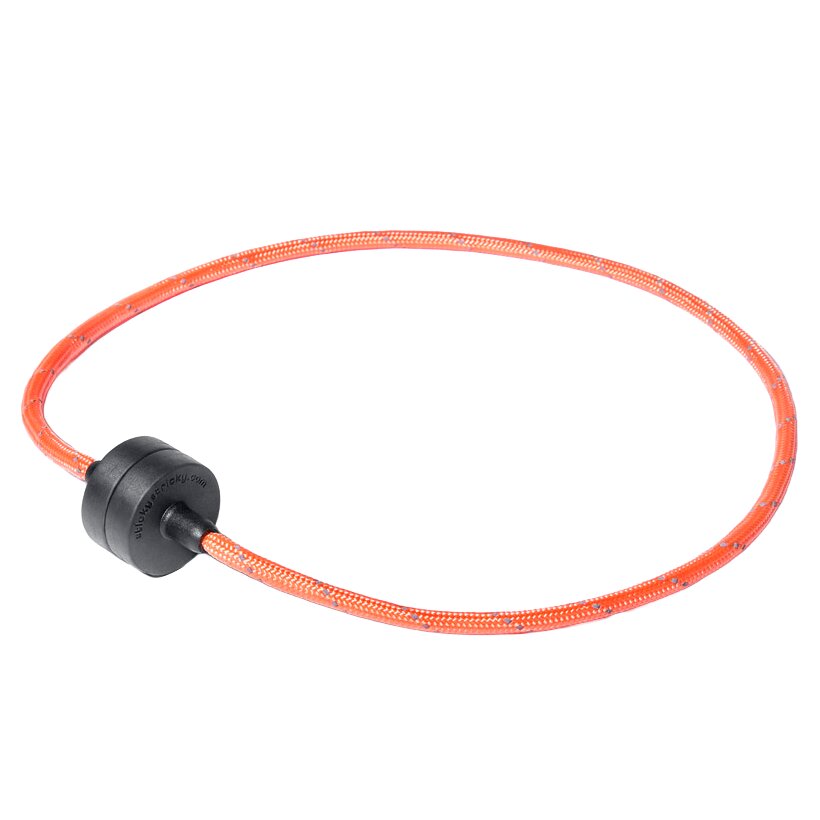 Magnetschnur reflektierend S, 20 cm orange