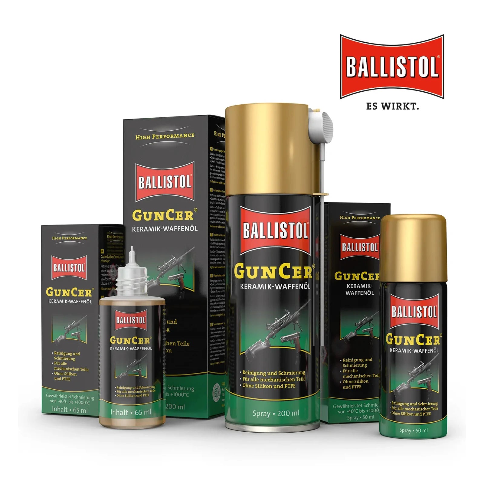 Ballistol GunCer Keramik-Waffenöl Spray · 50 oder 200 ml – Produktansicht 1