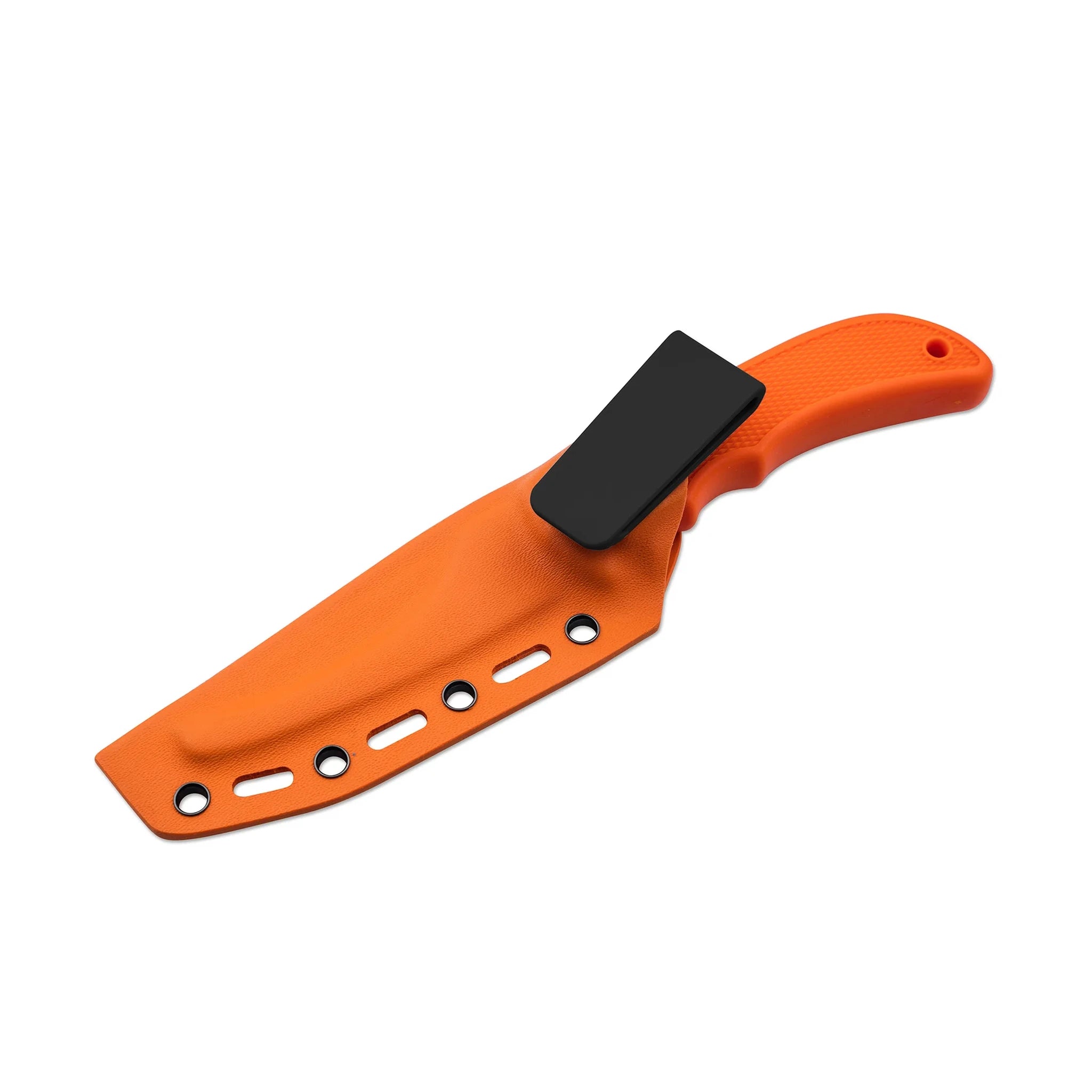 Böker Magnum Aufbruchmesser HL in orangefarbener Kydexscheide mit Gürteladapter