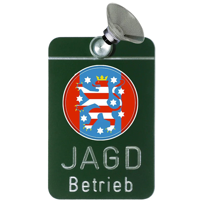 Dr. Gmünder Autoschild Jagdbetrieb Thüringen – SKU 74009013