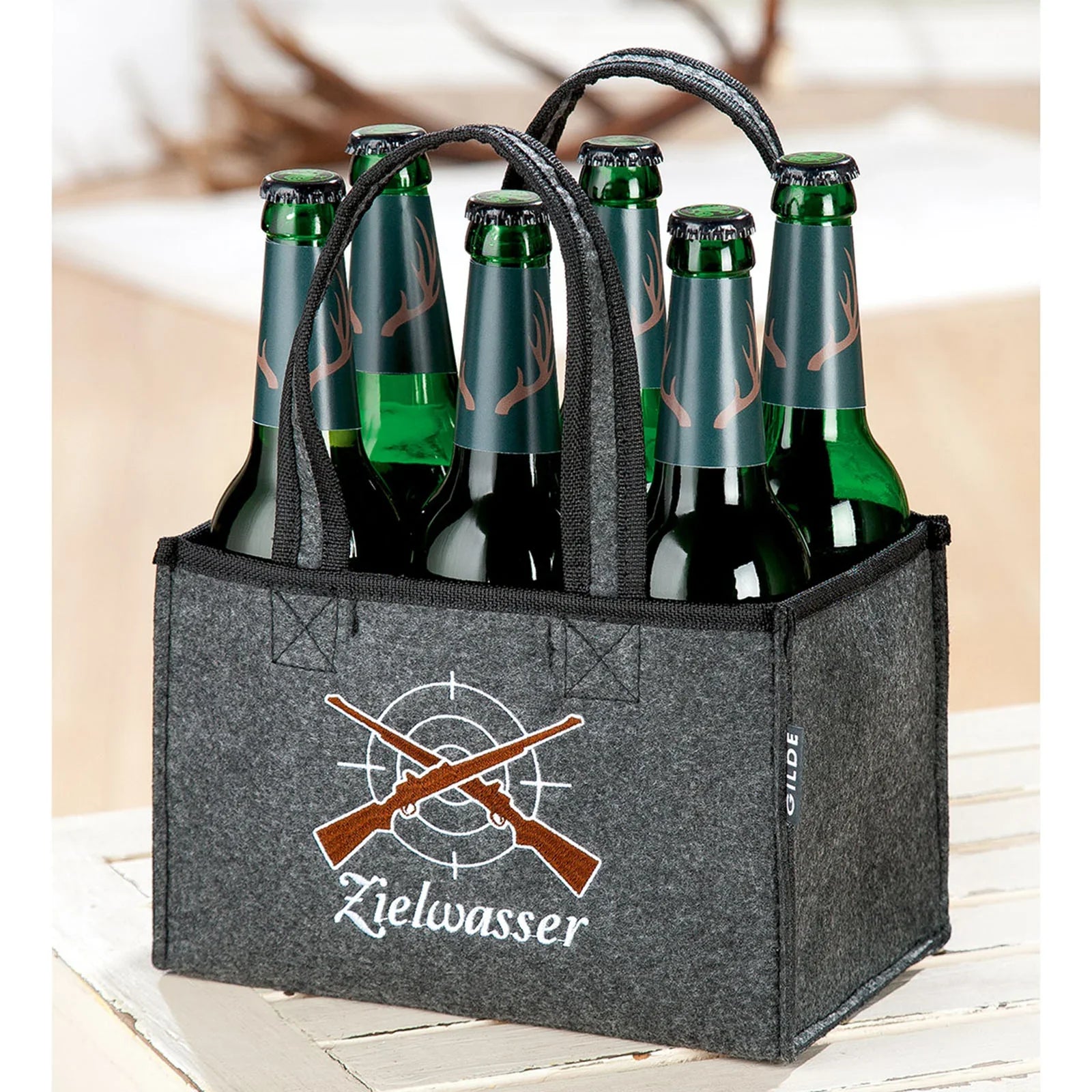 AKAH Flaschentasche Zielwasser für 6 Standard-Bierflaschen von AKAH – Frankonia Artikel 77853000