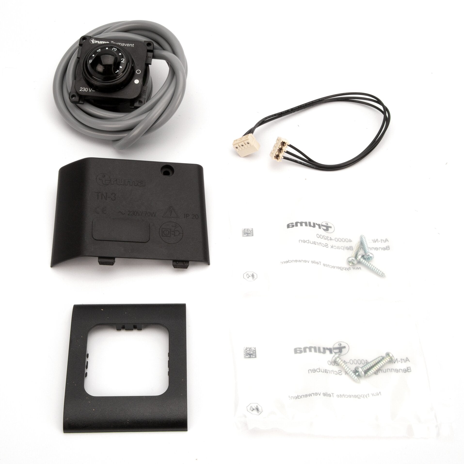 Gebläse, 12 V – Bedienteil extern