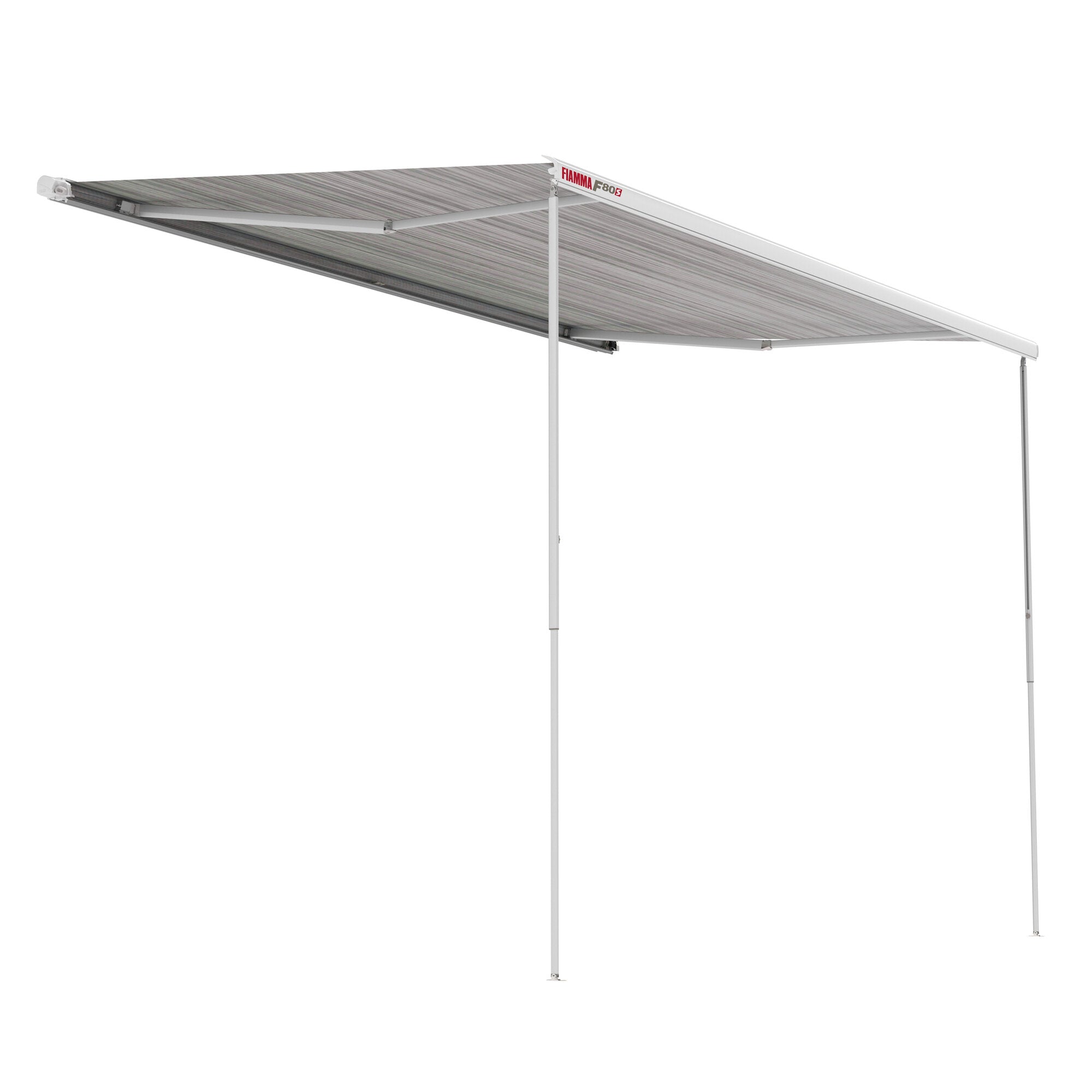 Markise F80, polarweiß, 290 cm, Royal Grey