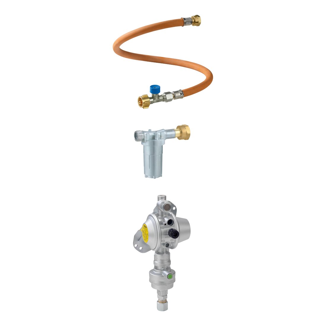 Sicherheits-Gasdruck-Regelanlage Caramatic DriveOne Set, horizontal