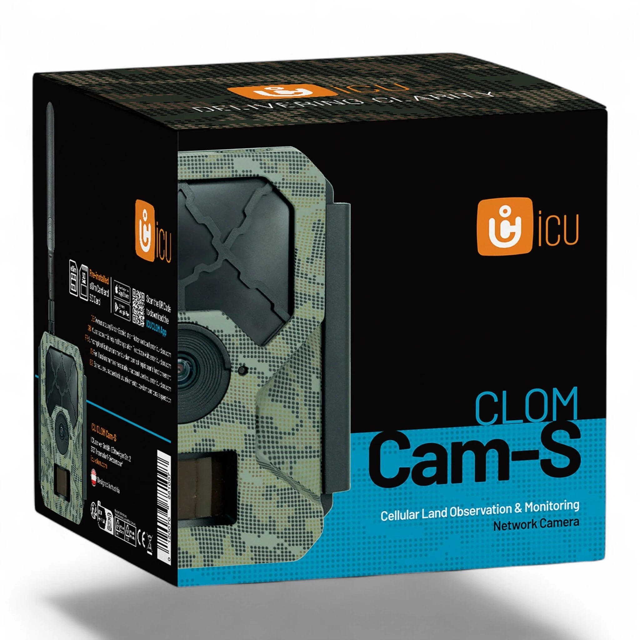 ICU Wildkamera Clom Cam - S - Black Raptor