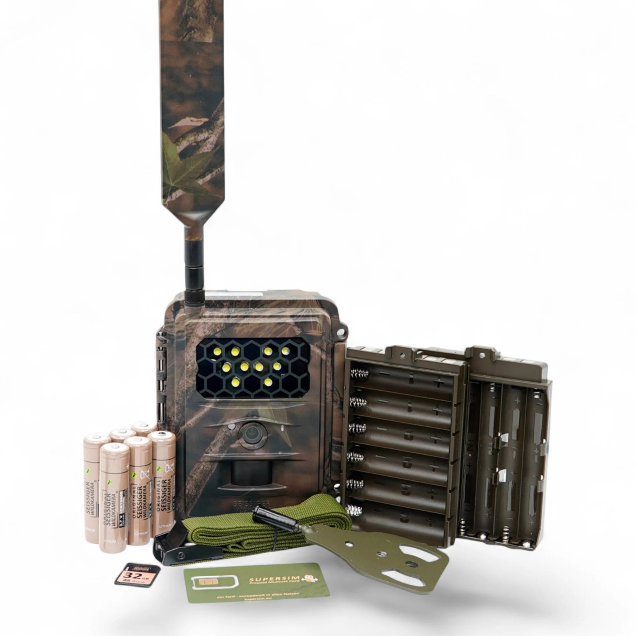Seissiger Wildkamera Special - Cam LTE Weißblitz Supersim - Edition - Black Raptor