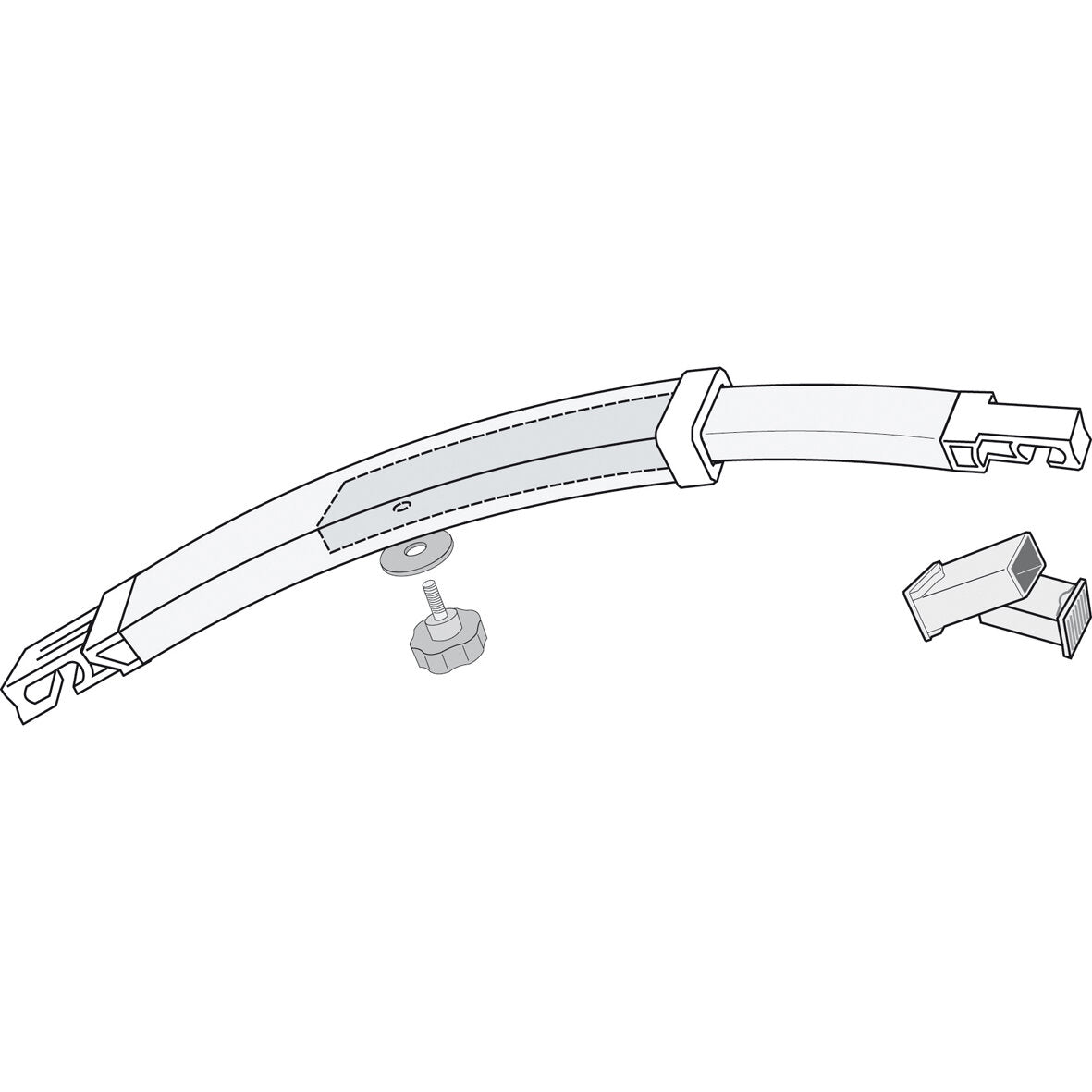 Spannstange Rafter Pro für Markise F45/F65/F70/F80s