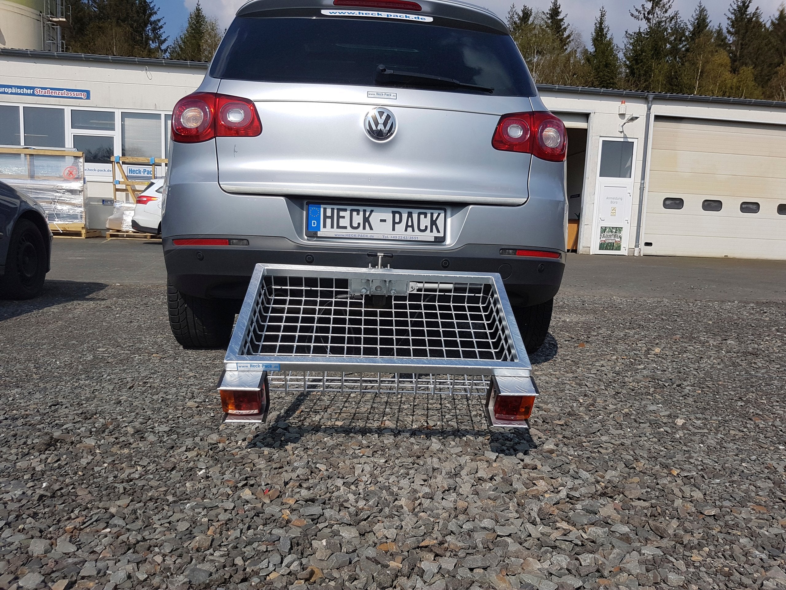 Heck - Pack Heckträger Premium – stabiler Wild - & Transportträger - Black Raptor