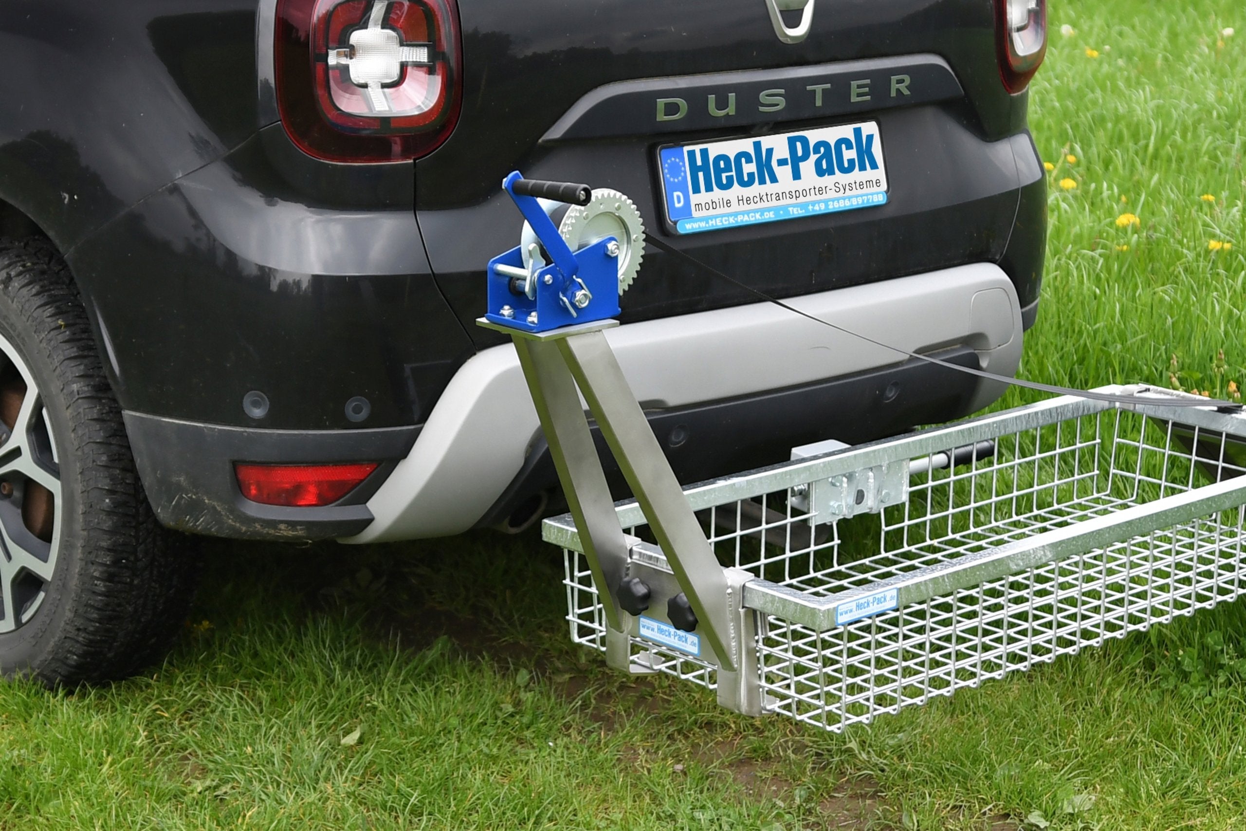 Heck‑PackHeck‑Pack Handseilwinde für Heckträger - Black Raptor