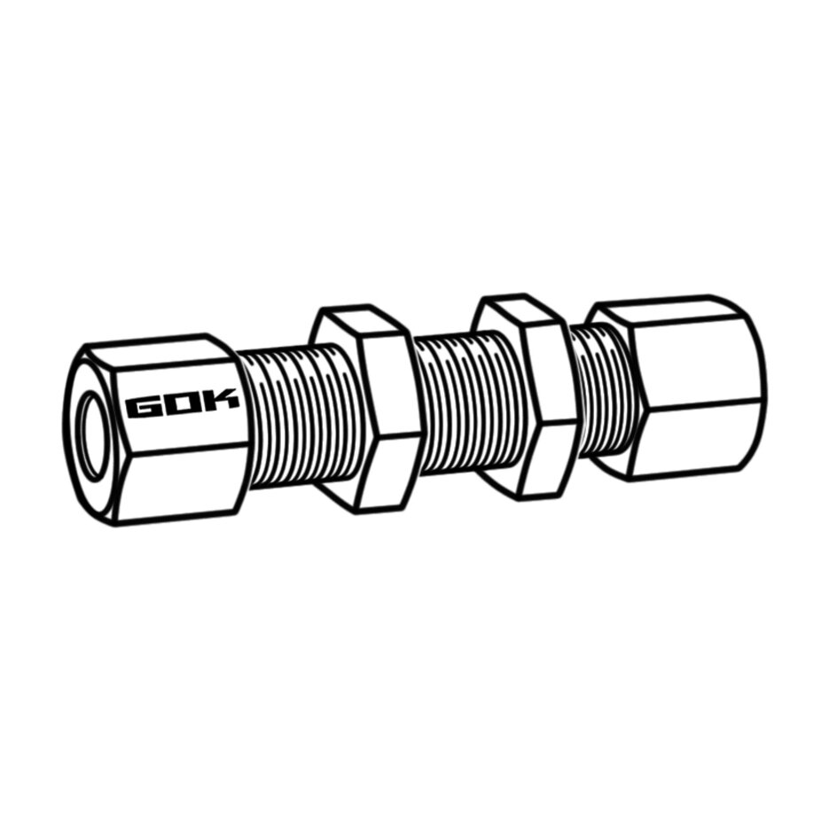 Schottverschraubung SV, RVS 8 x RVS 8