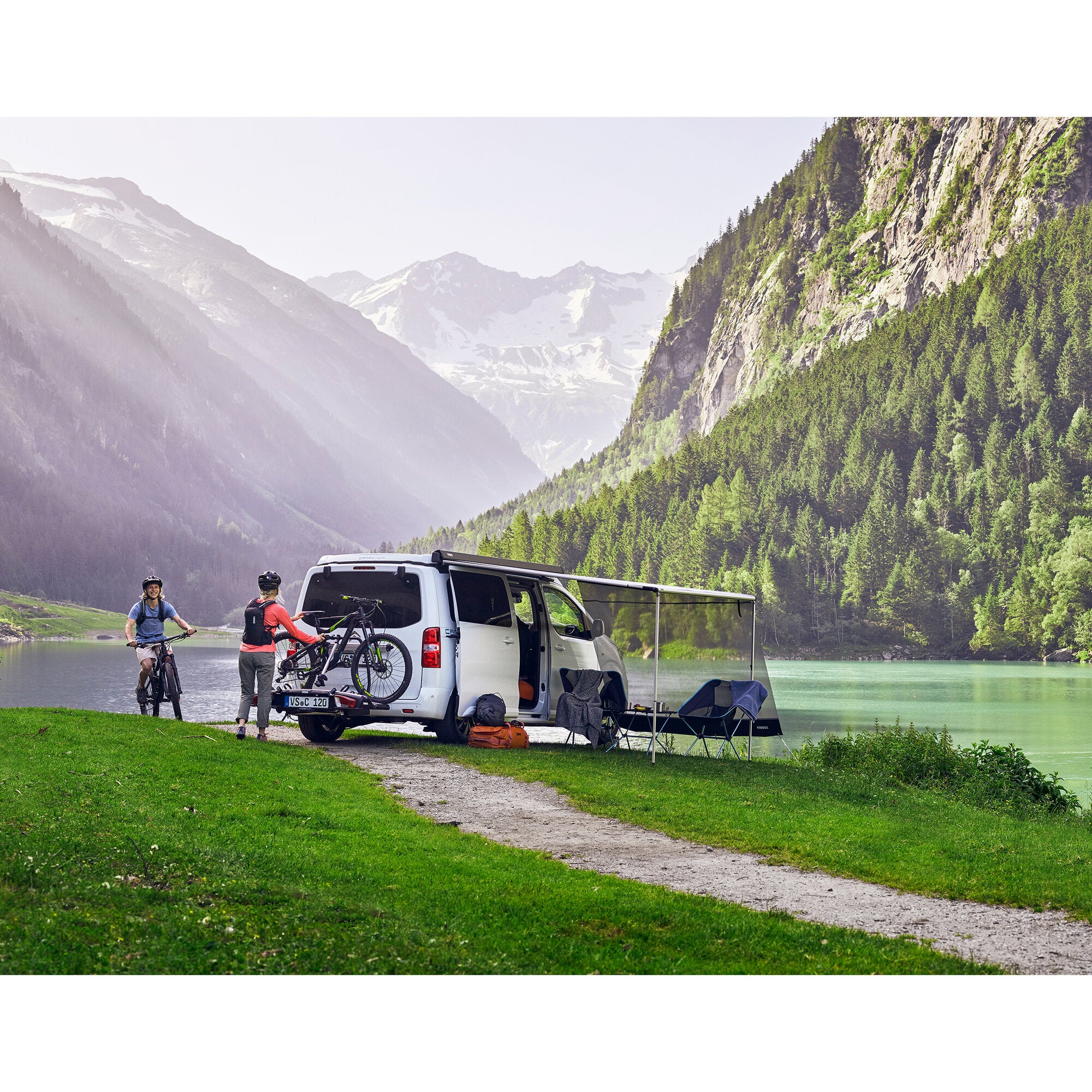 Markise Thule 3200, anthrazit, 2,30 m, Mystic Grau