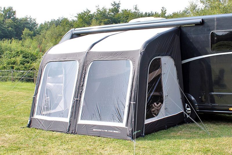Outdoor Revolution SPORTLITE AIR 320L Luftvorzelt – Anbauhöhe 250–265 cm