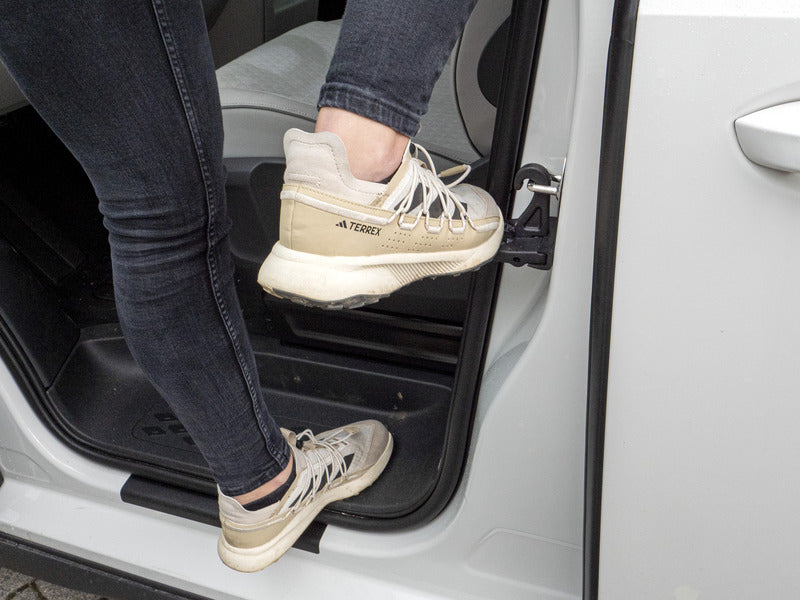 Carbest klappbare Autotür-Trittstufe – Schwarz
