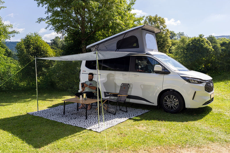 Reimo Tent Technology COMO 2 Sonnensegel – 250 × 240 cm, Anthrazit