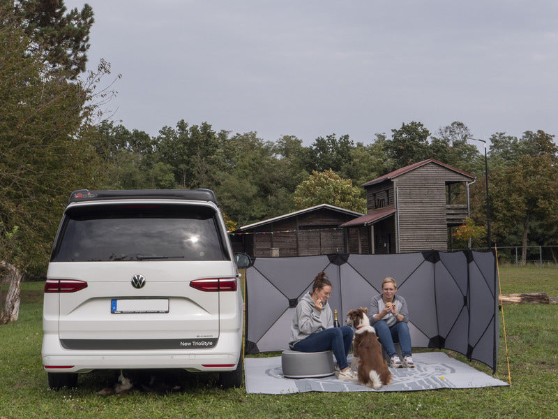 Reimo Tent Technology SMÖGEN Windschutz – 500 × 125 cm, Grau