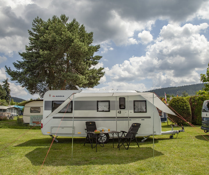 Reimo Tent Technology MAURITIUS Sonnensegel – 560 × 300 cm, Grau