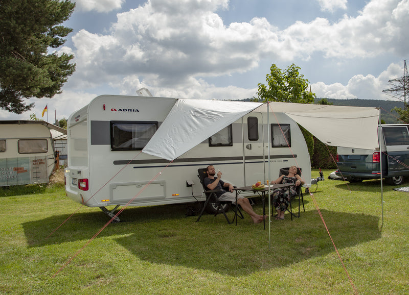 Reimo Tent Technology MAURITIUS Sonnensegel – 510 × 300 cm, Grau
