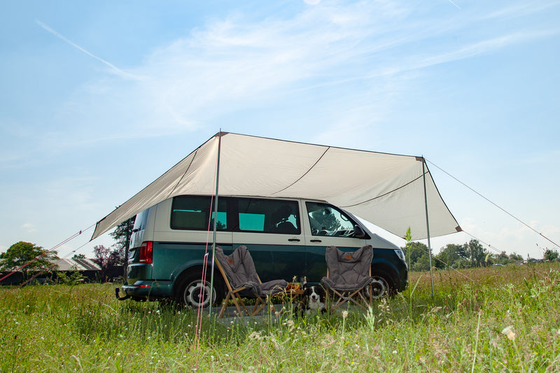 Reimo Tent Technology MAURITIUS Sonnensegel – 510 × 300 cm, Grau