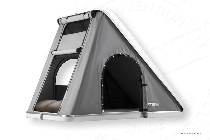 Autohome Columbus Variant Large Dachzelt – Stoff Grau, Schale Weiß
