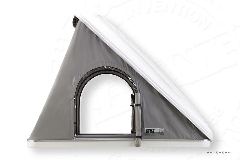 Autohome Columbus Variant Large Dachzelt – Stoff Grau, Schale Weiß