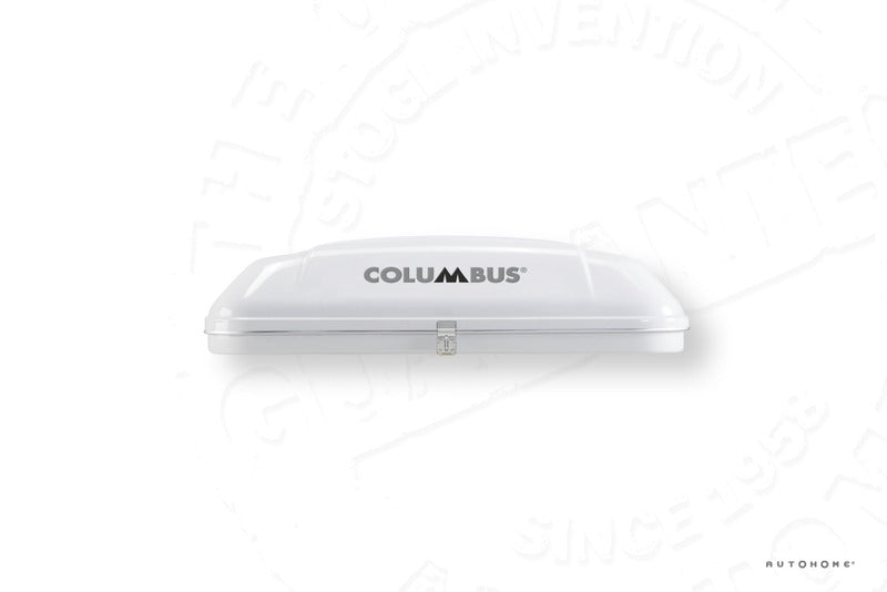 Autohome Columbus Variant Large Dachzelt – Stoff Grau, Schale Weiß