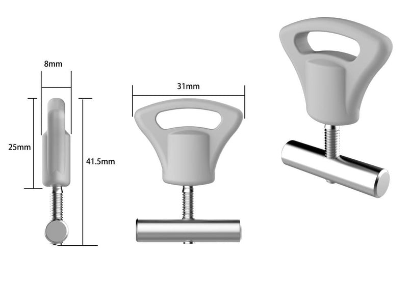 Reimo Tent Technology Kederstopper Ø7 mm mit Griff – 2 Stück
