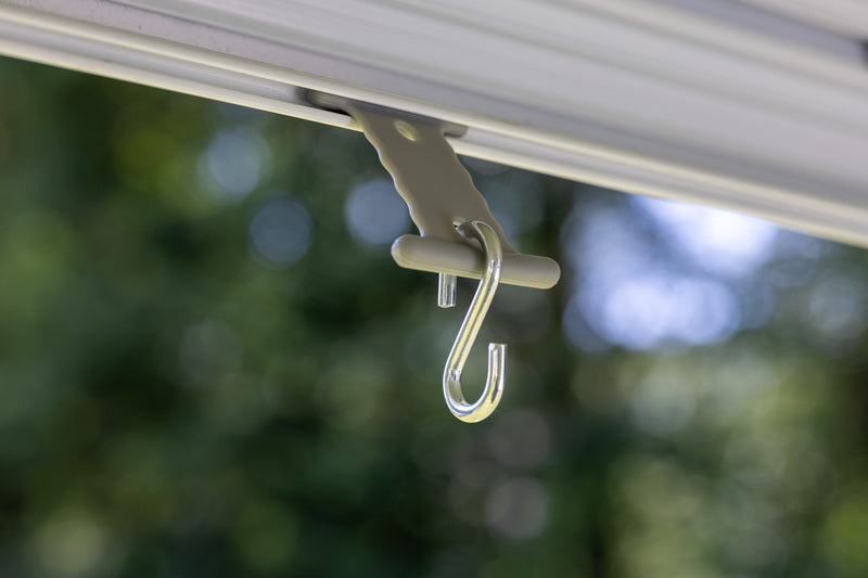 Reimo Tent Technology Markisenaufhänger Ø5/7 mm mit S-Haken – 6 Stück