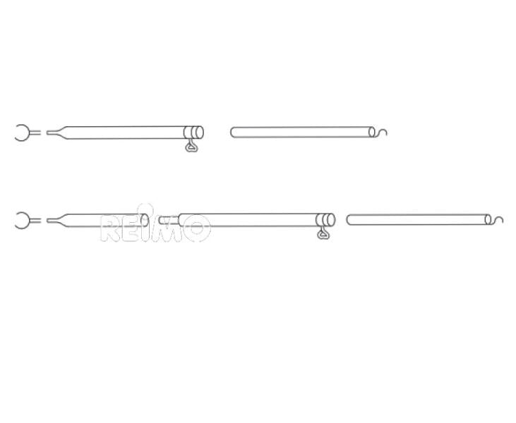 Umefa Spannstange/Dachauflagenstange Alu 170-250cm, 3-teilig