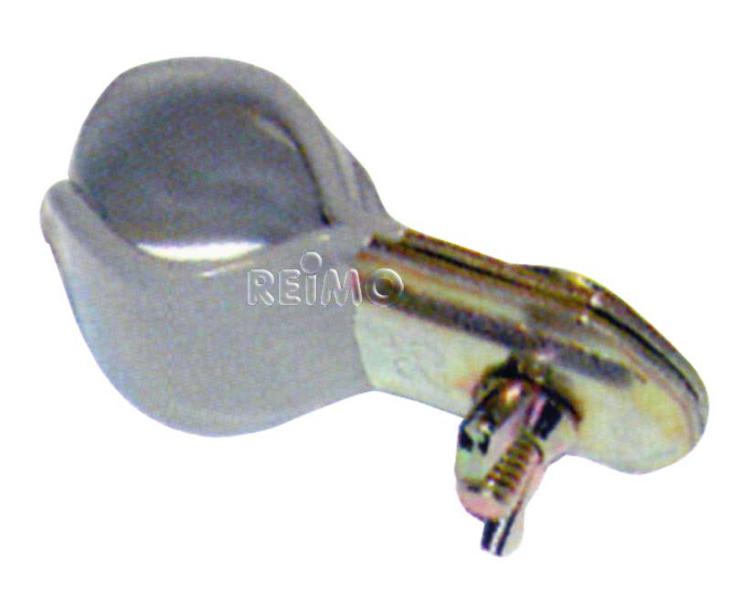 Heusser gummierte Rohrschelle Ø25–28 mm – einzeln