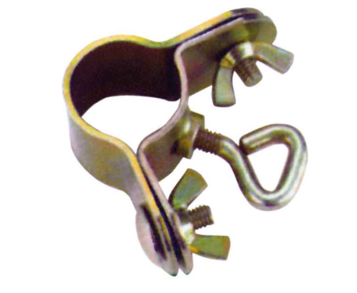 Heusser Eckrohrschelle 22+25 mm – einzeln