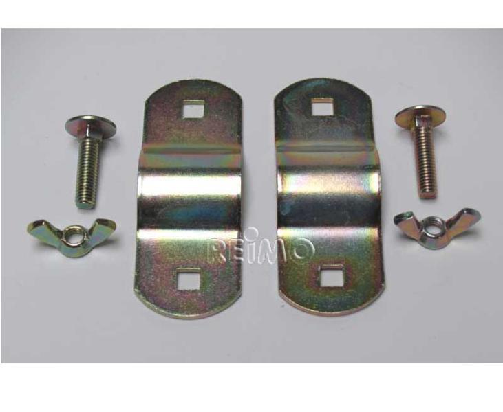 Heusser Doppelrohrschelle 22+25 mm – einzeln