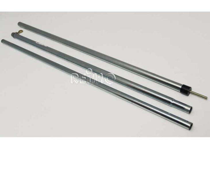 Umefa Stahl-Teleskopstange – Ø22 mm, 180–250 cm