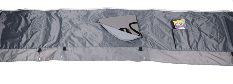 Reimo Tent Technology Bodenschürze – 600 × 45 cm mit Taschen