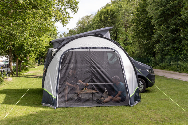 Reimo Tent Technology HISPANIOLA Sonnensegel mit Wänden – Anbauhöhe 185–220 cm