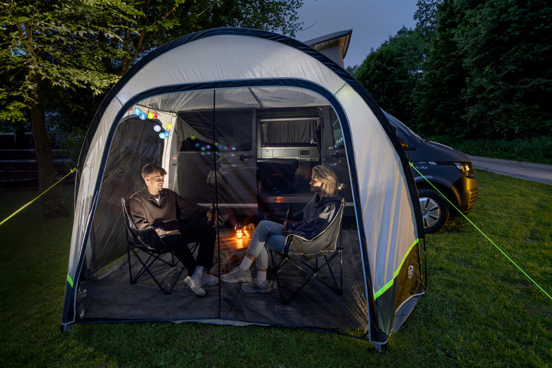 Reimo Tent Technology HISPANIOLA Sonnensegel mit Wänden – Anbauhöhe 185–220 cm